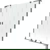 Mexen Velar L Duo vaňová záclona 2-krídlová zasúvacia 140 x 150 cm, transparentná, gun metal - 896-140-003-02-95
