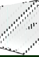 Mexen Velar L Duo vaňová zástenka 2-krídlová posuvná 160 x 150 cm, transparentná, čierna - 896-160-003-02-70