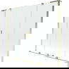 Mexen Velar L Duo vaňový paraván 2-krídlový posuvný 170 x 150 cm, transparentný, zlatý - 896-170-003-02-50