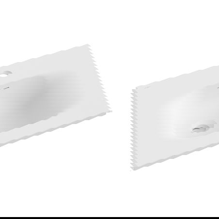 Mexen Vela umývadlo vstavané do dosky 51 x 46,5 cm, biela mat - 25235001