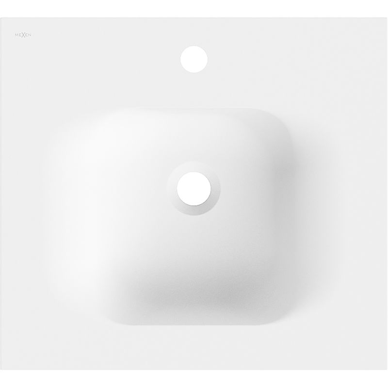 Mexen Vela umývadlo vstavané do dosky 51 x 46,5 cm, biela mat - 25235001