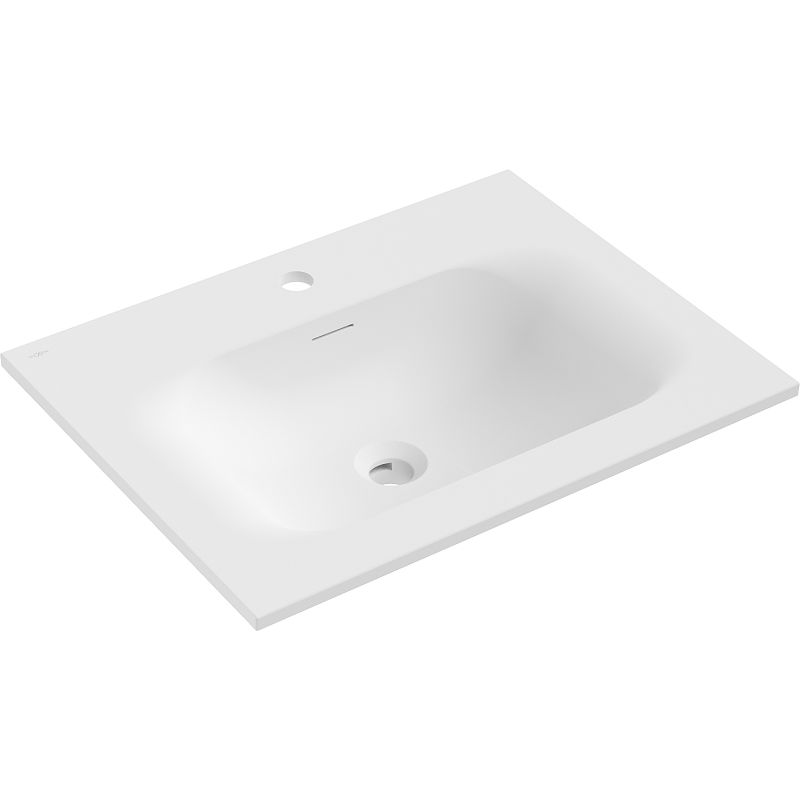 Mexen Vela umývadlo zapustené do dosky 61 x 46,5 cm, biela mat - 25236001
