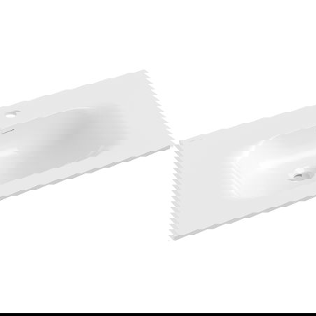 Mexen Vela umývadlo zapustené do dosky 71 x 46,5 cm, biela lesk - 25237000