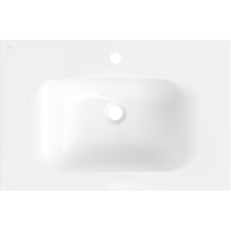 Mexen Vela umývadlo zapustené do dosky 71 x 46,5 cm, biela lesk - 25237000