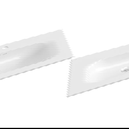 Mexen Vela umývadlo zapustené do dosky 81 x 46,5 cm, biely lesk - 25238000