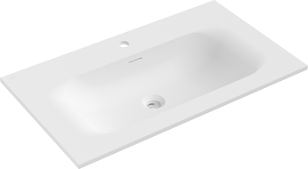 Mexen Vela umývadlo zapustené do dosky 81 x 46,5 cm, biela mat - 25238001