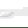 Mexen Vela umývadlo zapustené do dosky pravé 141 x 46,5 cm, biely lesk - 25231400P
