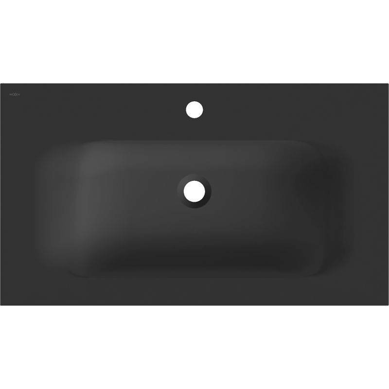 Mexen Vela vstavané umývadlo 81 x 46,5 cm, čierny mat - 25238071