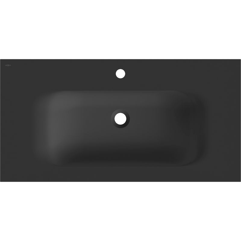 Mexen Vela umývadlo zapustené do dosky 91 x 46,5 cm, čierny mat - 25239071