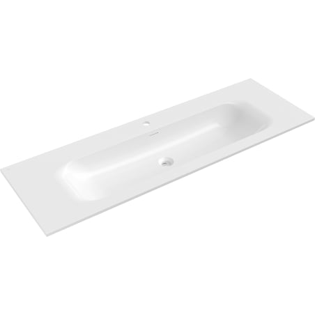 Mexen Vela umývadlo zapustené do dosky 141 x 46,5 cm, biela lesklá - 25231400