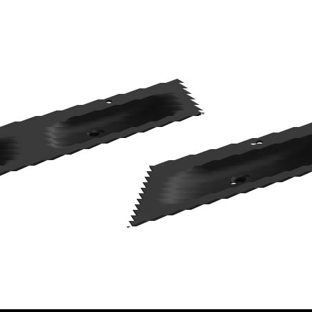 Mexen Vela umývadlo zapustené do dosky dvojité 161 x 46,5 cm, čierne matné - 25231671D