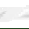 Mexen Vela umývadlo zapustené do dosky ľavé 91 x 46,5 cm, biely lesk - 25239000L