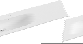 Mexen Vela umývadlo zapustené v doske ľavé 91 x 46,5 cm, biela mat - 25239001L