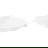 Mexen pomaly klesajúca doska tvrdá, duroplast, biela - 39020100