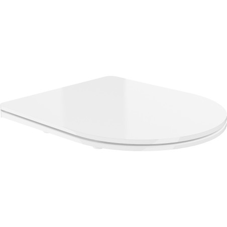Mexen doska s pomalým spúšťaním slim, duroplast, biela lesklá - 39030100
