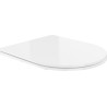 Mexen doska s pomalým spúšťaním slim, duroplast, biela lesklá - 39030100