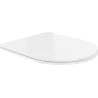 Mexen doska s pomalým zatváraním slim, duroplast, biela lesk - 39030100