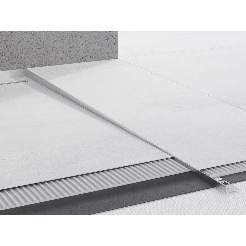 Mexen Line-B podlahová spádová lišta 120 cm pravá, nerez - 181001120R