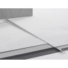 Mexen Line-B podlahová spádová lišta 120 cm pravá, nerez - 181001120R