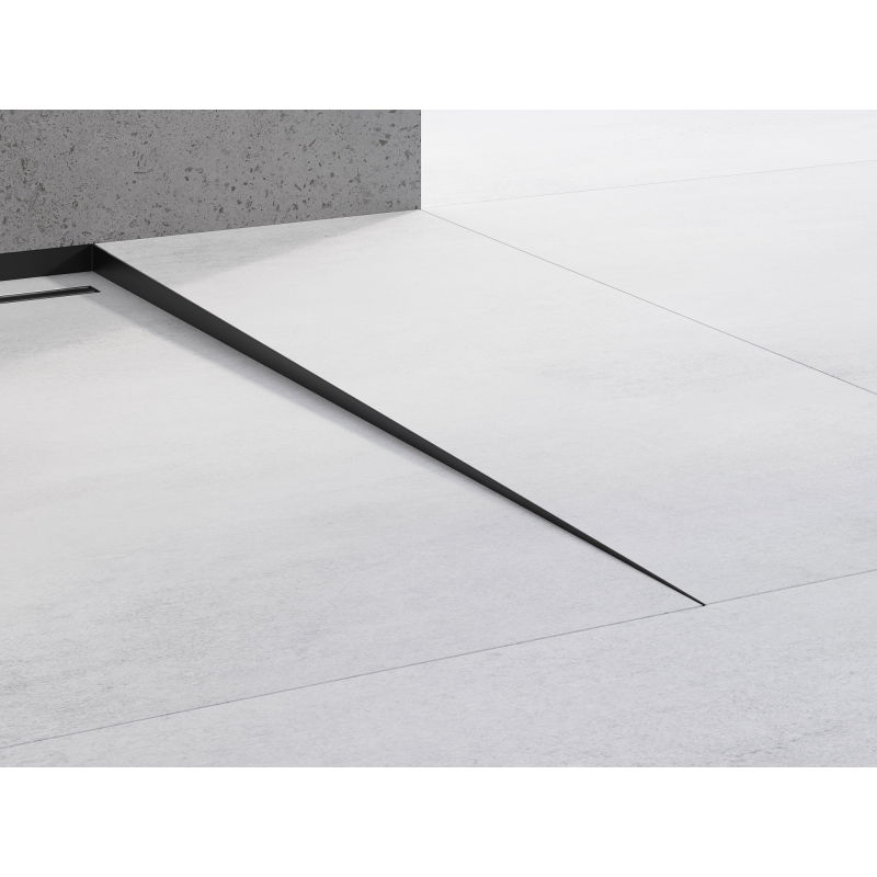 Mexen Line-B podlahový sklonový profil 120 cm pravý, čierny - 187001120R