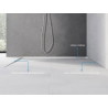 Mexen Line-B klesniaca lišta podlahová 120 cm ľavá, inox - 181001120L