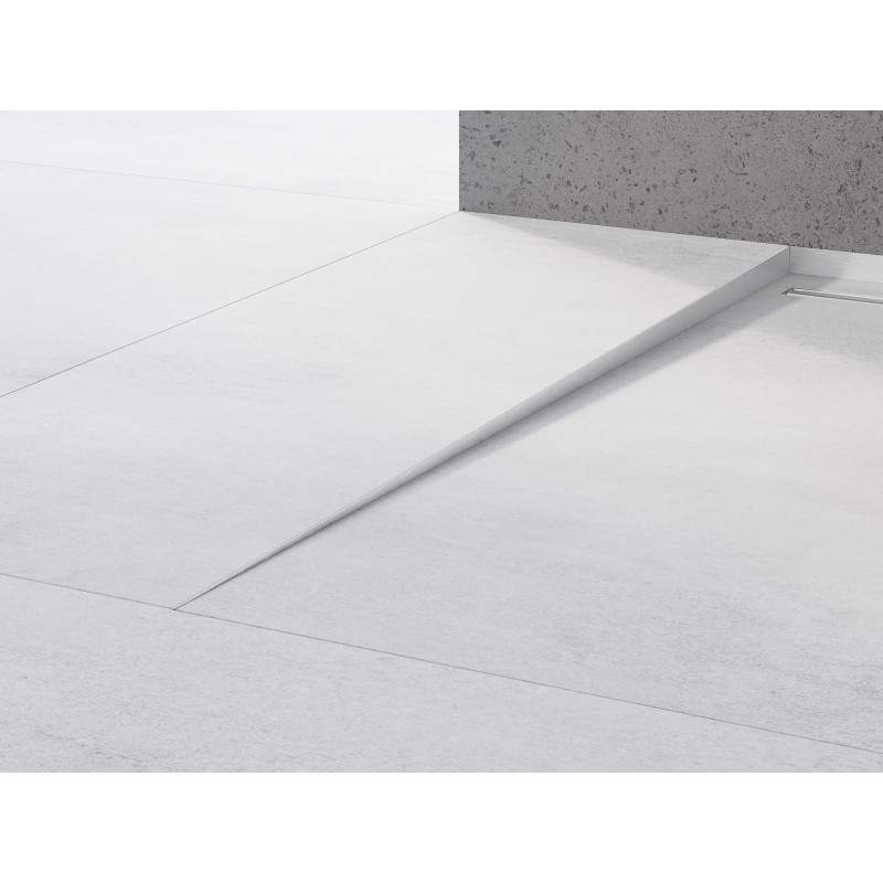 Mexen Line-B klesniaca lišta podlahová 120 cm ľavá, inox - 181001120L