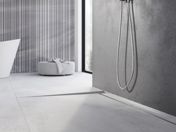 Mexen Line-B klesniaca lišta podlahová 120 cm ľavá, inox - 181001120L