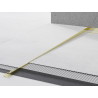 Mexen Line-B podlahová sklonená lišta 120 cm ľavá, zlatá - 185001120L