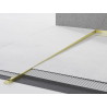 Mexen Line-B podlahová sklonová lišta 120 cm ľavá, zlatá kartáčovaná - 185501120L