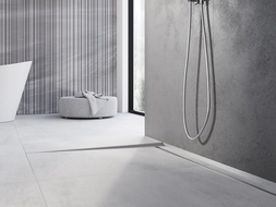 Mexen Line-B podlahová rohová lišta 180 cm ľavá, inox - 181001180L