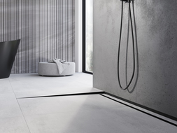 Mexen Line-B podlahová profilová lišta 180 cm ľavá, čierna - 187001180L