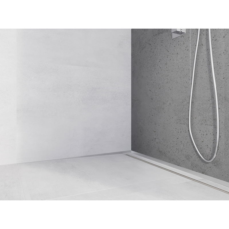 Mexen Line-B stenový odvodňovací lišta 120 cm ľavá, inox - 181002120L