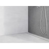 Mexen Line-B strapec na stenu 120 cm, ľavý, inox - 181002120L