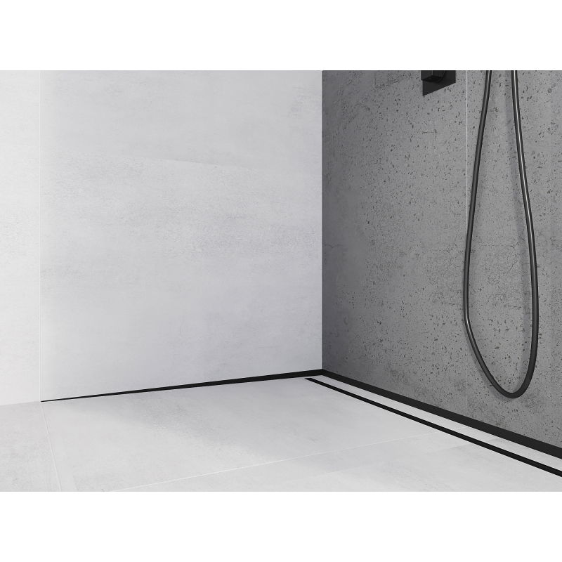 Mexen Line-B stena ponorná lišta 120 cm ľavá, čierna - 187002120L