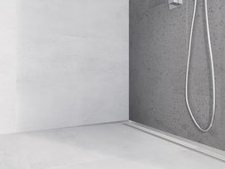 Mexen Line-B nástenná spádová lišta 180 cm ľavá, inox - 181002180L