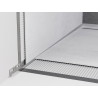 Mexen Line-B lišty spadková pri stene 180 cm ľavá, inox - 181002180L