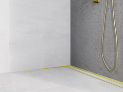 Mexen Line-B stenová sklonová lišta 180 cm ľavá, zlatá - 185002180L