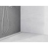 Mexen Line-B nábehová lišta pri stene 120 cm pravá, inox - 181002120R