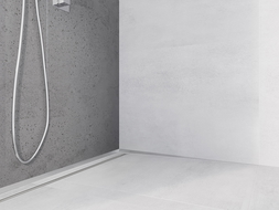 Mexen Line-B stenová spádová lišta 120 cm pravá, inox - 181002120R