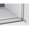 Mexen Line-B lišta so sklonom pri stene 180 cm pravá, inox - 181002180R