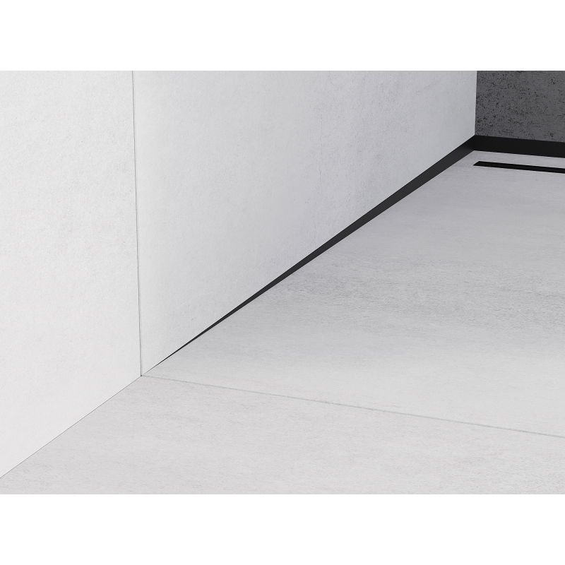 Mexen Line-B stenová odkvapová lišta 180 cm pravá, čierna - 187002180R