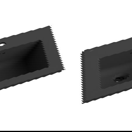 Mexen Otis umývadlo zapustené do dosky 46 x 46,5 cm, čierna matná - 25184571