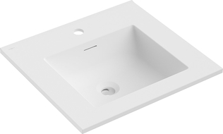 Mexen Otis umývadlo zapustené do dosky 51 x 46,5 cm, biela mat - 25185001