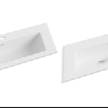 Mexen Otis umývadlo zapustené do pracovnej dosky 61 x 46,5 cm, biela matná - 25186001