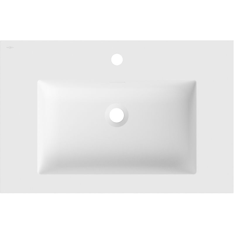 Mexen Otis umývadlo zapustené do dosky 71 x 46,5 cm, biela matná - 25187001