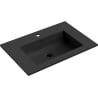 Mexen Otis umývadlo zapustené do dosky 71 x 46,5 cm, čierna mat - 25187071
