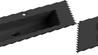 Mexen Otis umývadlo zapustené do dosky 71 x 46,5 cm, čierna mat - 25187071