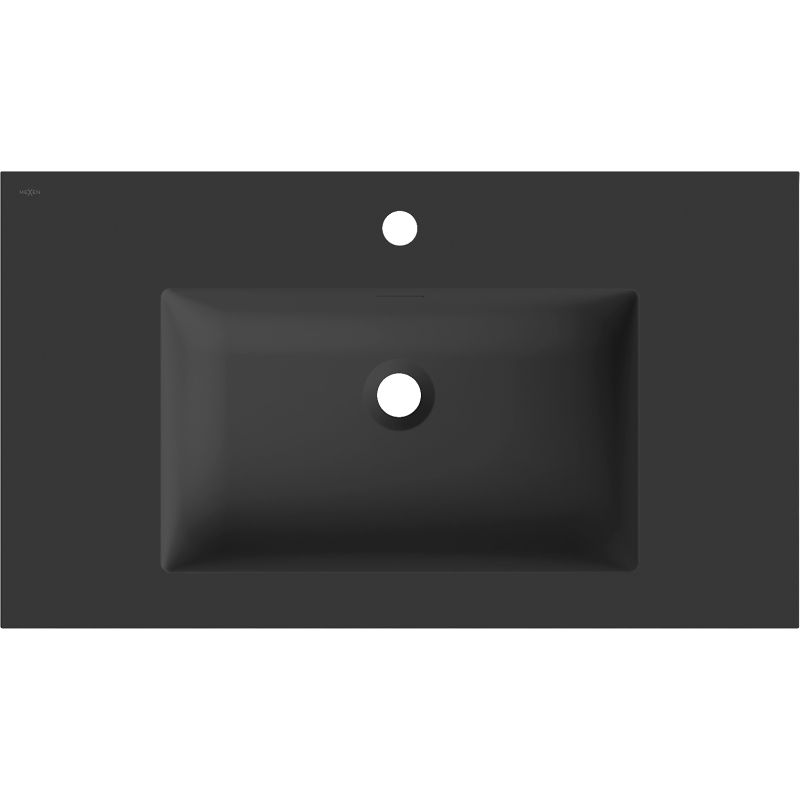 Mexen Otis umývadlo zapustené do dosky 81 x 46,5 cm, čierna matná - 25188071