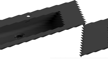 Mexen Otis umývadlo zapustené do dosky 81 x 46,5 cm, čierna matná - 25188071