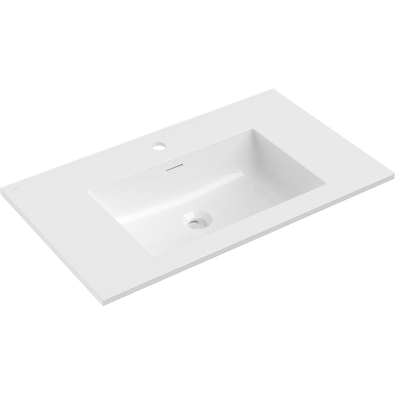Mexen Otis umývadlo zapustené do dosky 81 x 46,5 cm, biely lesk - 25188000